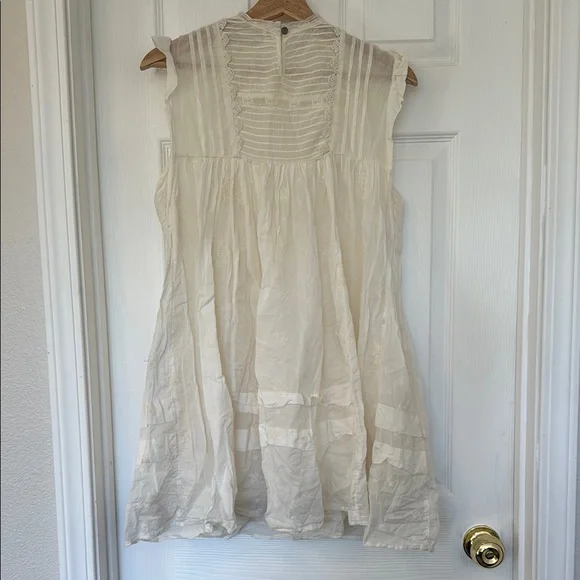 Free People Cream Mini Dress - Picture 8 of 9